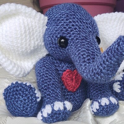 Baby Elephant Stuffed Animal - image3